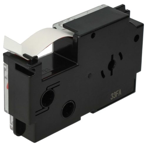 VHBW Casio XR-12WER1 Etikettenband, 12 mm, Rot-Weiß