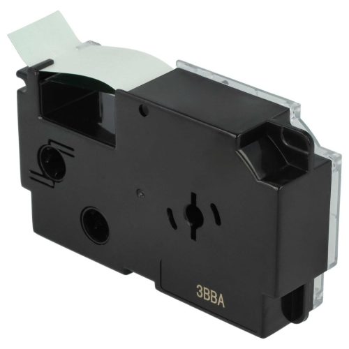 VHBW Casio XR-18GN, XR-18GN1 Etikettenband, 18 mm, Schwarz-Grün, PET+HARZ