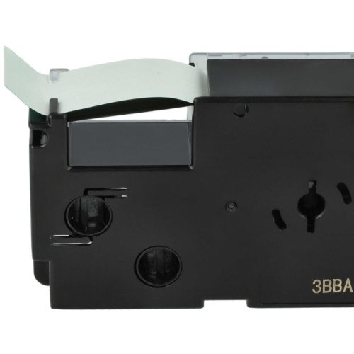 VHBW Casio XR-18GN, XR-18GN1 Etikettenband, 18 mm, Schwarz-Grün, PET+HARZ