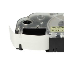   VHBW Casio XR-18GD, XR-18GD1 Etikettenband, 18 mm, Schwarz-Gold, PET+HARZ