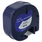 VHBW Dymo S0721610, 91201 Műanyag Címkeszalag - 12 mm, Fekete-Fehér