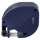 VHBW Dymo S0721610, 91201 Műanyag Címkeszalag - 12 mm, Fekete-Fehér