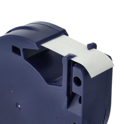 VHBW Dymo S0721610, 91201 Műanyag Címkeszalag - 12 mm, Fekete-Fehér