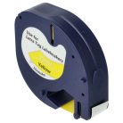 VHBW Dymo 91202 Label Tape - 12mm, Black-Yellow