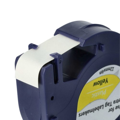 VHBW Dymo 91202 Label Tape - 12mm, Black-Yellow