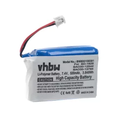   VHBW Dog Trainer Battery SAC00-12542 - 520 mAh 7.4 V Li-polymer