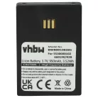 VHBW Festnetztelefon Akku Ascom RB-D62-L, 9D62, 660190/R2B - 950 mAh 3,7 V Li-Ion