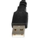 VHBW 3-RCA USB-Kabel, kompatibel mit HDD-Playern AV-Kabel, AV-Stereo-Systeme - Dreifach RCA-USB 2.0,