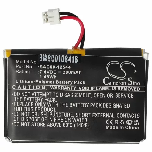 VHBW Dog Trainer Battery SAC00-12544 replacement - 200 mAh 7.4 V Li-polymer