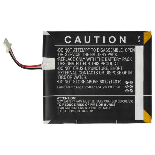 VHBW E-Book Akku MC-265360-03, 58-000083, 58-000151 - 890 mAh 3,7 V Li-Polymer