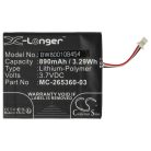 VHBW E-Book Akku MC-265360-03, 58-000083, 58-000151 - 890 mAh 3,7 V Li-Polymer