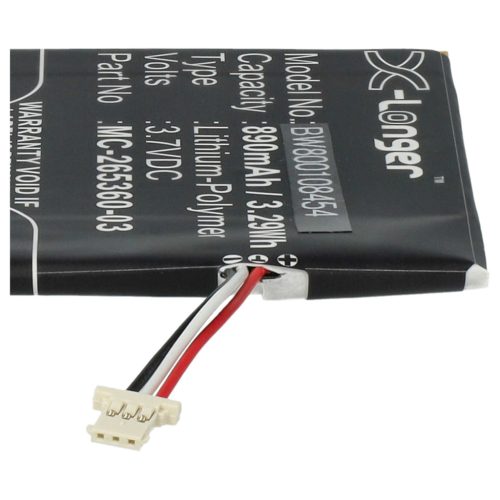 VHBW E-Book Akku MC-265360-03, 58-000083, 58-000151 - 890 mAh 3,7 V Li-Polymer