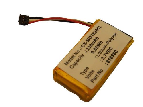 Vezetékes telefon akku Motorola 61638C, SNN5904A - 230 mAh 3,7 V Li-polymer