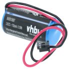 VHBW Ipari vezérlő akkumulátor Q6-BAT, BKO-C10811H03, 130376, 624-1831 - 1700 mAh 3 V Li-MnO2