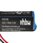 VHBW Ipari vezérlő akkumulátor B9670-MC, A6BAT, A6BAT-MRBAT - 1700 mAh 3,6 V Li-MnO2