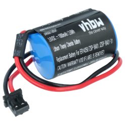   VHBW Ipari Vezérlő Akkumulátor JZSP-BA01-01, JZSP-BA01 - 1000 mAh 3,6 V Li-Ion