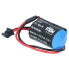 VHBW Ipari Vezérlő Akkumulátor JZSP-BA01-01, JZSP-BA01 - 1000 mAh 3,6 V Li-Ion
