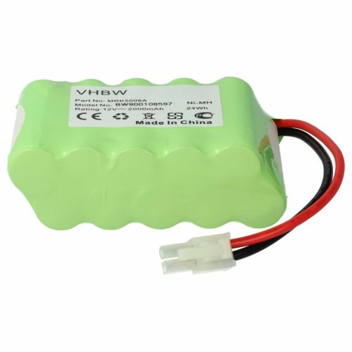 VHBW MRK5006A Lawn Mower Battery - 2000mAh 12V NiMH