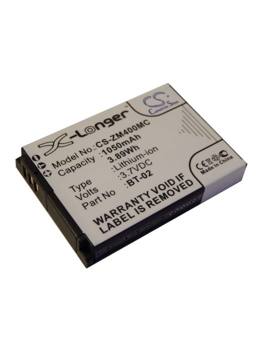 Videokamera akkumulátor Zoom BT-02-hez - 1050 mAh 3,7 V Li-Ion