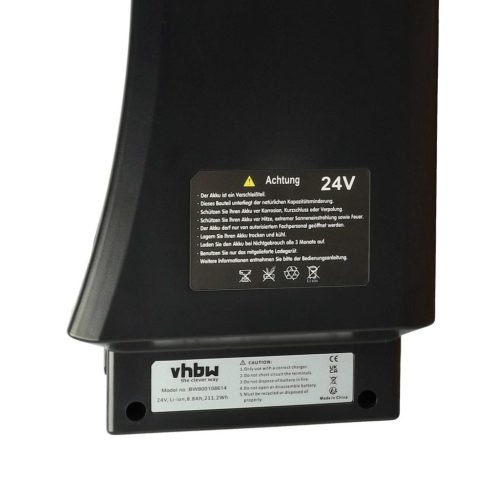 VHBW Battery for SDI Side-Click 24V replacement, E-Bike Prophete and other models, 8.8Ah