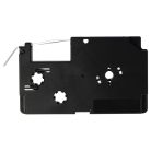 VHBW Etikettband Casio XR-6WE, XR-6WE1 - 6 mm schwarz-weiß