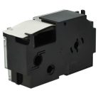 VHBW Etikettenband Casio XR-24WE, XR-24WE1 - 24 mm Schwarz/Weiß