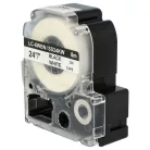 VHBW Label Tape Epson LC-6WBN - 24 mm Black/White