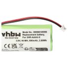 VHBW Vezetékes telefon akkumulátor 3HR-AAAU-2 - 700 mAh 3,6 V NiMH