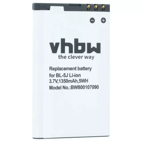 VHBW Wired Phone Battery S30852-D2371-X1 - 1300 mAh 3.7 V Li-Ion