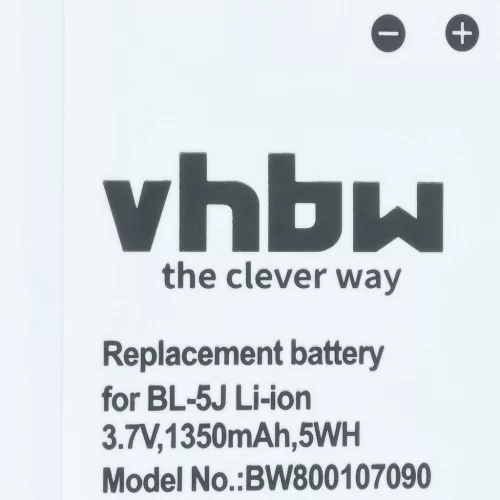 VHBW Wired Phone Battery S30852-D2371-X1 - 1300 mAh 3.7 V Li-Ion