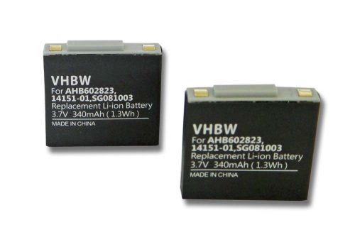 VHBW Wireless Headset Battery GN Netcom 2901-249, 14151-02, 14151-01 - 340 mAh 3.7 V Li-polymer