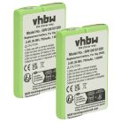 VHBW Schnurloser Telefon Akku 4506306, 4506.306, 8M2BZ, 7M2BZ, B3880/106483 - 700 mAh 2,4 V NiMH