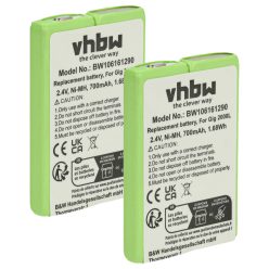   VHBW Schnurloser Telefon Akku 4506306, 4506.306, 8M2BZ, 7M2BZ, B3880/106483 - 700 mAh 2,4 V NiMH