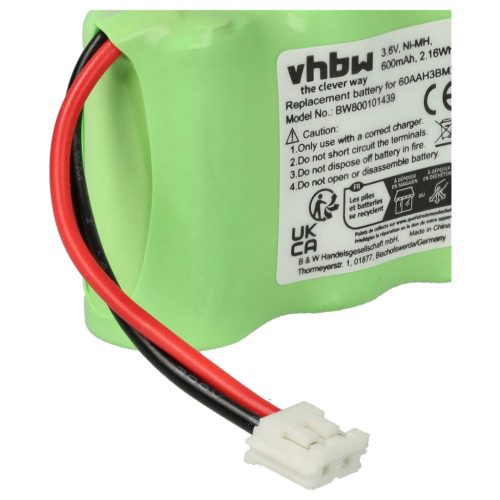 VHBW Telefon Akku C39453-Z5-C193, HSC22, 60AAH3BMX - 600 mAh 3,6 V NiMH
