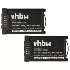   VHBW Battery Aastra A600ST1, 23-001080-00, 23-001059-00 - 800 mAh 3.7 V Li-Ion