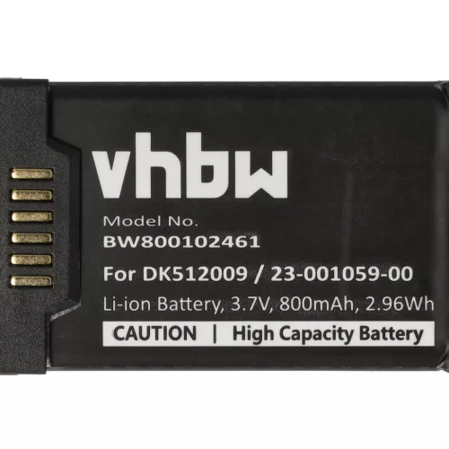 VHBW Battery Aastra A600ST1, 23-001080-00, 23-001059-00 - 800 mAh 3.7 V Li-Ion