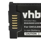 VHBW Battery Aastra A600ST1, 23-001080-00, 23-001059-00 - 800 mAh 3.7 V Li-Ion