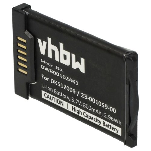 VHBW Battery Aastra A600ST1, 23-001080-00, 23-001059-00 - 800 mAh 3.7 V Li-Ion