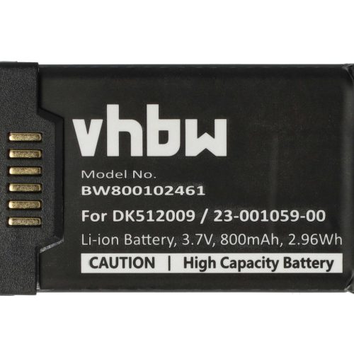 VHBW Battery Aastra A600ST1, 23-001080-00, 23-001059-00 - 800 mAh 3.7 V Li-Ion