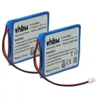 VHBW Wired Phone Battery Aastra BKB 201 010/1, FA01302005 - 650 mAh 3.7 V Li-Ion