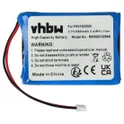 VHBW Wired Phone Battery Aastra BKB 201 010/1, FA01302005 - 650 mAh 3.7 V Li-Ion