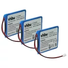 VHBW Phone Battery Aastra BKB 201 010/1, FA01302005 - 650 mAh 3.7 V Li-Ion