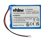 VHBW Phone Battery Aastra BKB 201 010/1, FA01302005 - 650 mAh 3.7 V Li-Ion