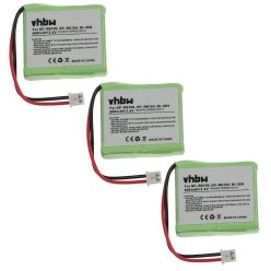   VHBW Wired phone battery GP5M2BMXZ, E47H, GP0830, BC102168, CP25, 82H - 600 mAh 2.4 V NiMH