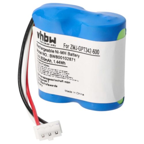 VHBW Schnurloser Telefon Akku CP51 Ersatz - 600 mAh 2,4 V NiMH