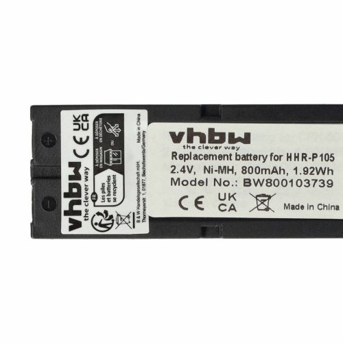 VHBW Wireless Phone Battery 86420, BT-1009, CPH-508, BBTG0658001 - 800 mAh 2.4 V NiMH