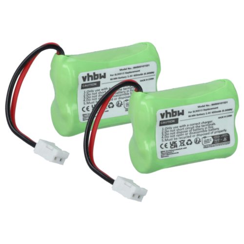 VHBW Festnetztelefon Akku SL30013 - 400 mAh 2,4 V NiMH