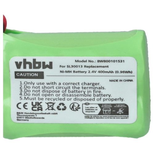 VHBW Festnetztelefon Akku SL30013 - 400 mAh 2,4 V NiMH