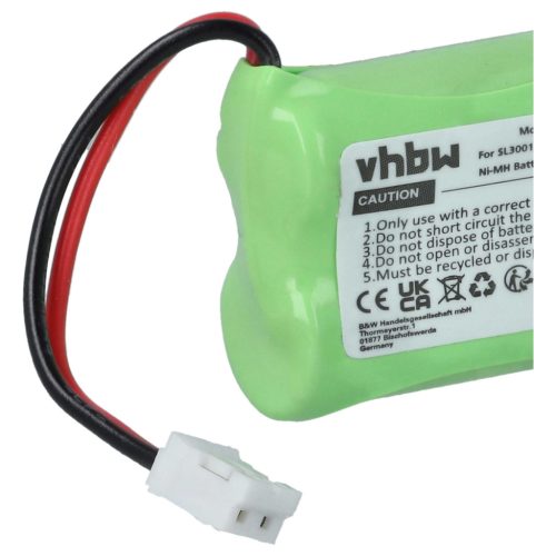 VHBW Festnetztelefon Akku SL30013 - 400 mAh 2,4 V NiMH