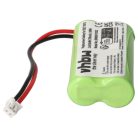 VHBW Battery Audioline 08C/CP18NM, BC101276 - 750 mAh 2.4 V NiMH